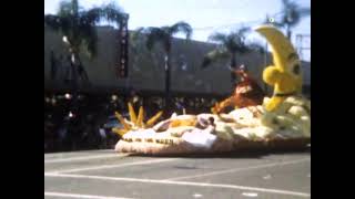 1962 Rose Parade, Theme - Around the World in Flowers 8MM Home film