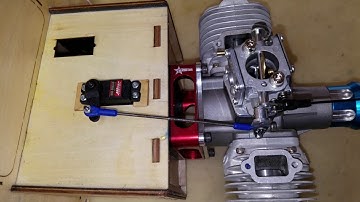 throttle servo setup using PSP arm