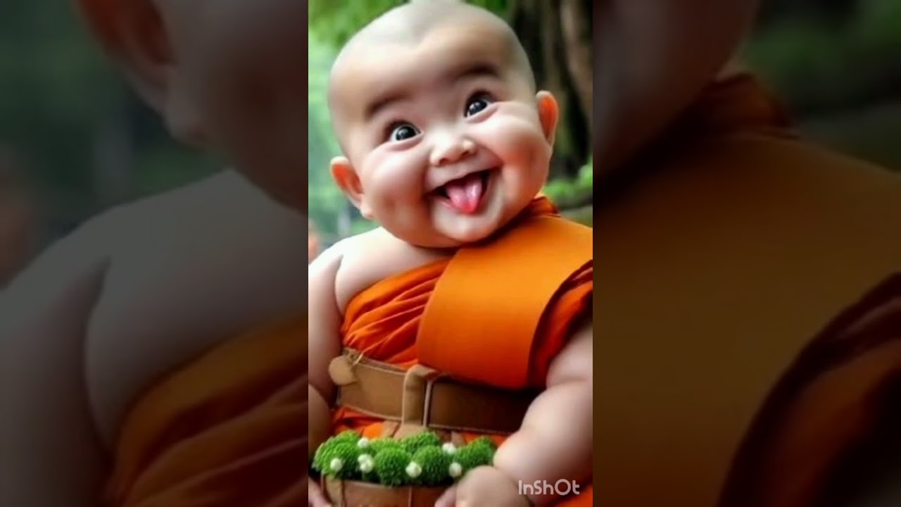 so sweet Little monk😍🥰