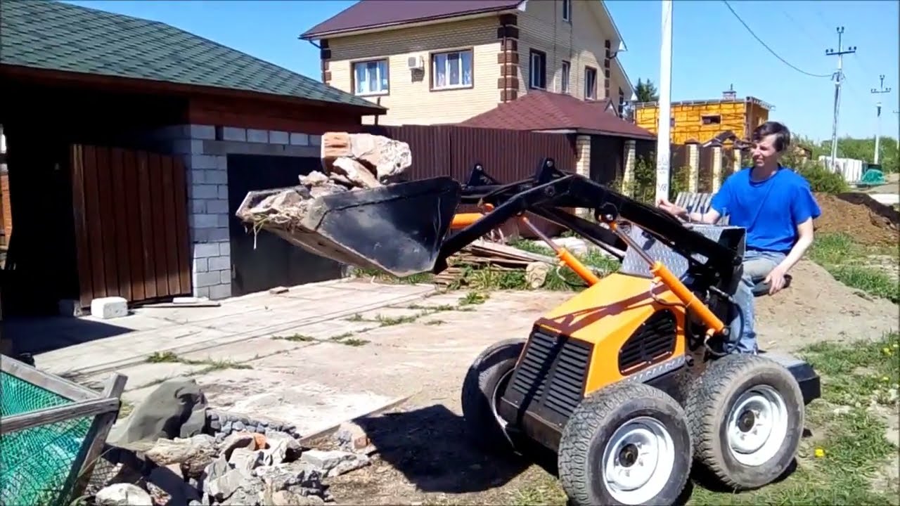 Фронтальный Погрузчик Самодельный Мини Купить В Кемерово