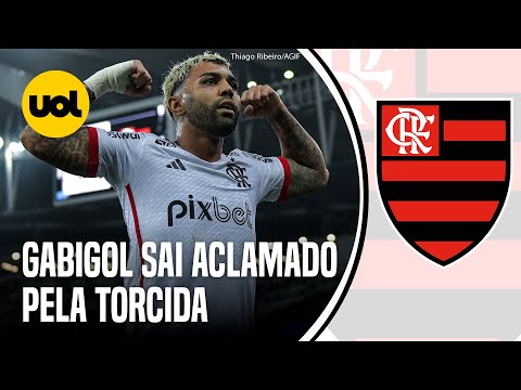 GABIGOL ENTRA XINGADO, FAZ GOL E SAI OVACIONADO PELA TORCIDA DO FLAMENGO