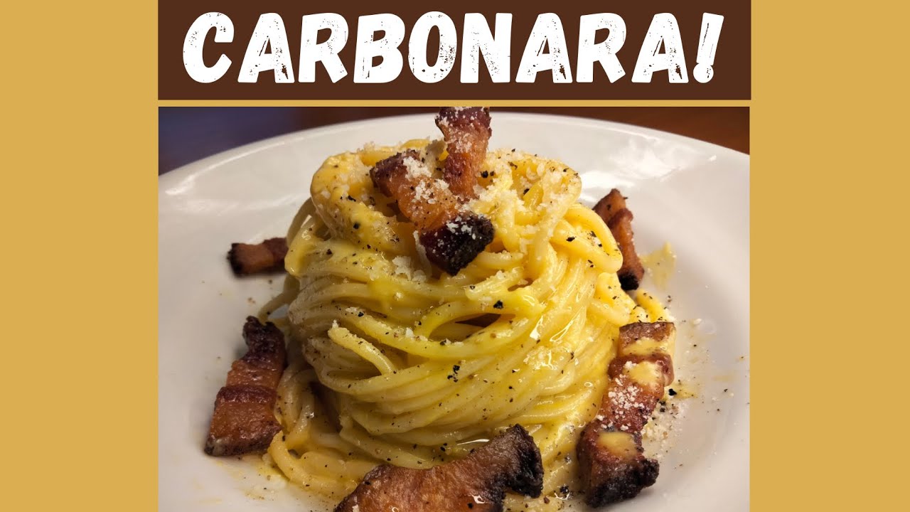 Carbonara egyenesen Olaszországbòl !!! 🇮🇹🇮🇹 Igazi Eredeti Recept !!!! 🥓🍳🍝