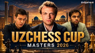 ENDGAME AI || Hans Niemann LIVE from Tashkent | UzChess Cup Masters R2