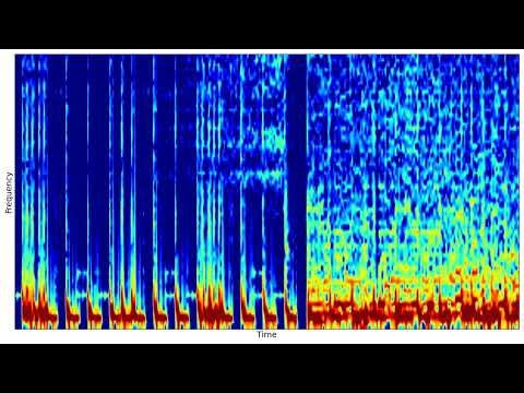 Bad Apple! But just it's spectrogram