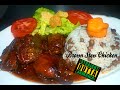 Let Cook Jamaican Authentic Brown Stew Style Chicken With Rice & Peas Recipe