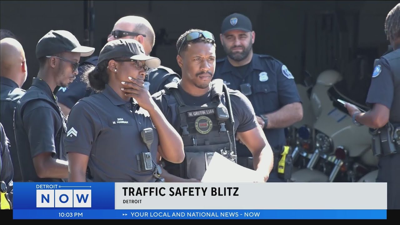 Detroit Police Set Up 'Traffic Safety Blitz' In Response To Increase Of Crashes