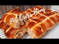 how to make hot cross buns/fruit buns/spiced buns