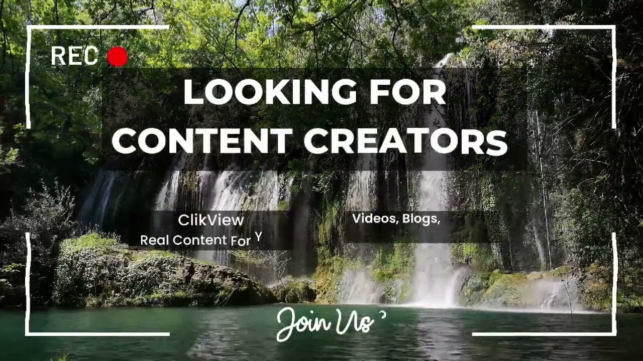 Be a Content Creator