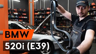 Come cambiare Cinghia alternatore BMW 5 (E39) - video tutorial