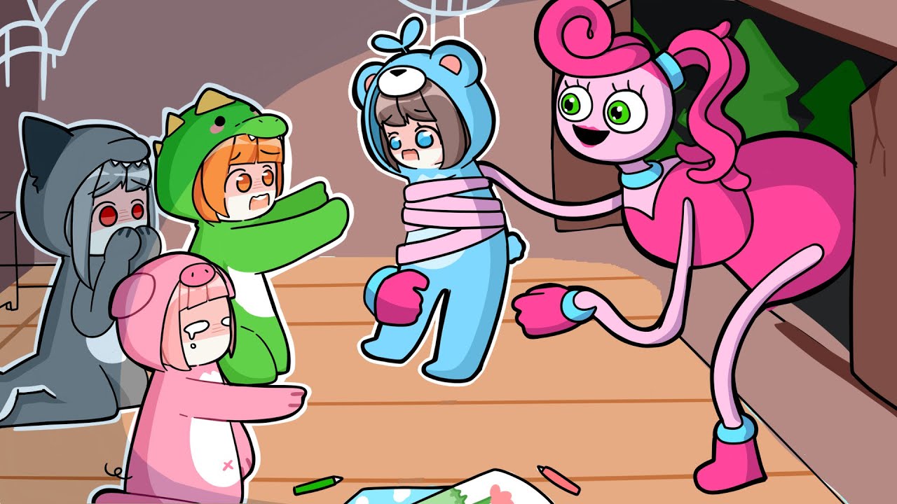 Mèo Simmy Thoát Khỏi Tiệc Ngủ Mommy Trong Poppy Playtime Minecraft