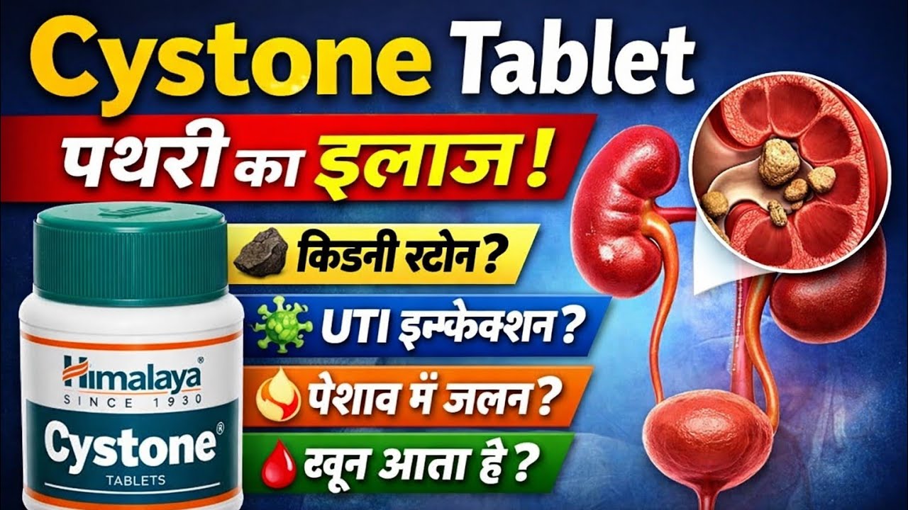 Cystone Tablet Uses in Hindi | पथरी का आयुर्वेदिक इलाज | Kidney Stone Treatment