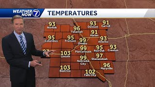 Brutal heat for Omaha into Monday