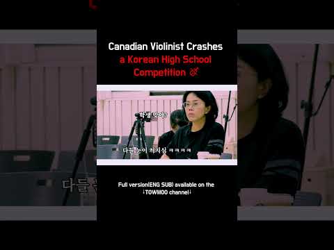 <strong>Prank</strong> camera) World-Class Canadian Violinist Sneaks Into a Korean Competition