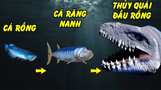 Tiến hóa thú cưng của GHTG thành Thủy quái đầu Rồng mạnh nhất đại dương trong Feed and Grow Fish