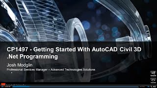 AutoCAD Civil 3D .Net Programming - Visual Basic