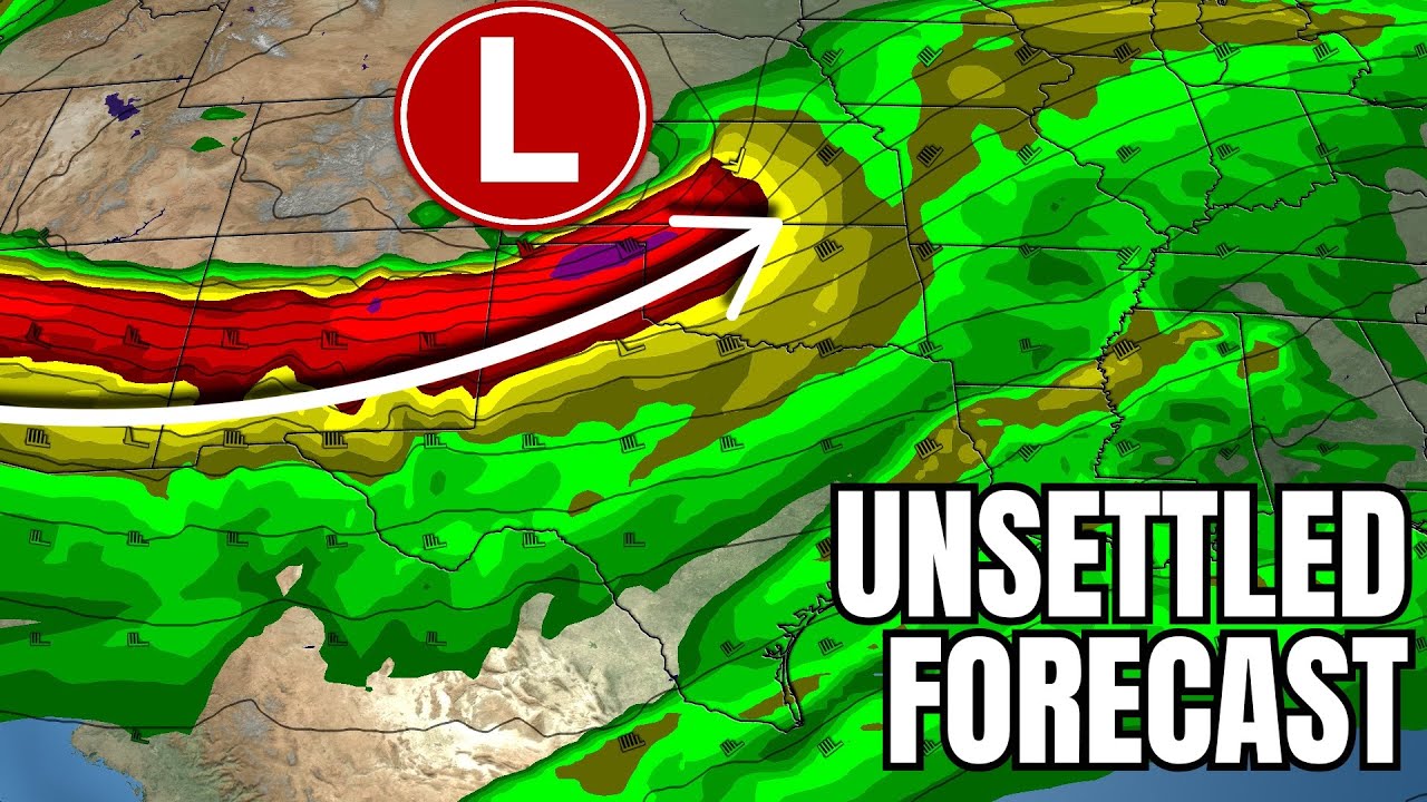 Unsettled Weather Forecast This Week! - YouTube