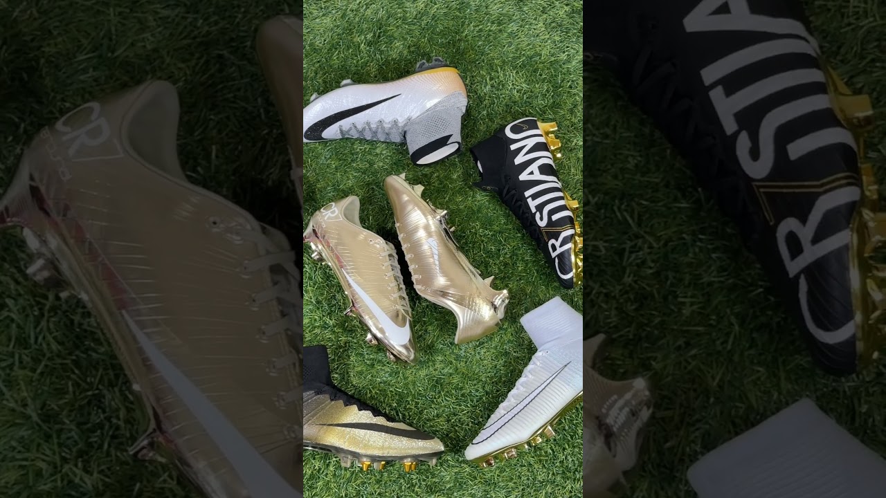 The GOLDEN football boots of Cristiano Ronaldo