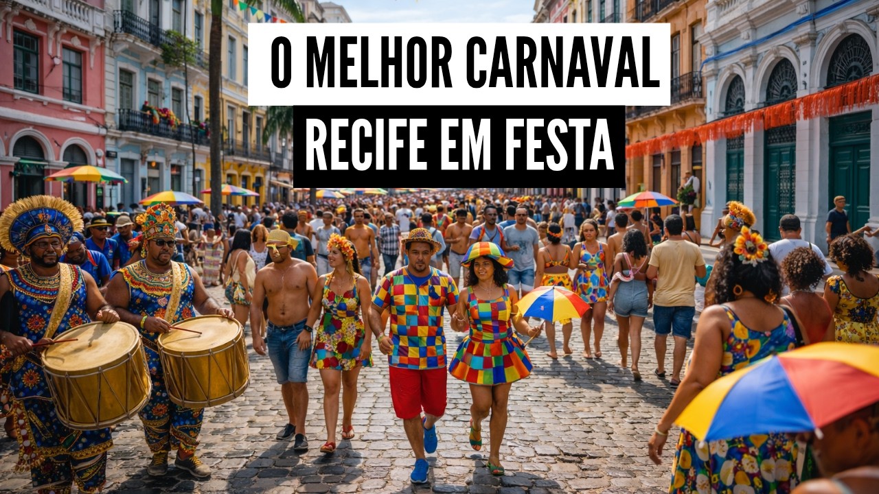 CARNAVAL no CENTRO do RECIFE - As ruas em festa