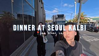 dinner @ Seoul Kalbi - san bruno, ca
