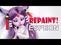 Repaint! Espeon Pokemon Eeveelutions Custom OOAK Monster High Doll