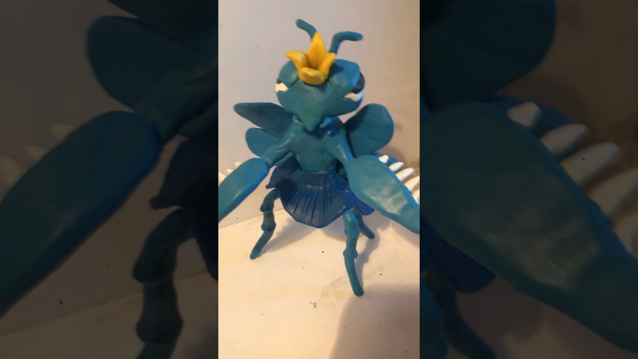 Как слепить мисс Луну из пластилина #shortvideo #лепка #banban3 #banban ...