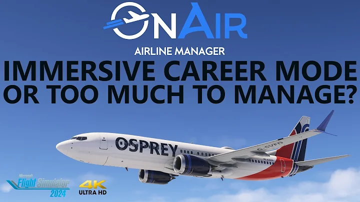 OnAir Company - Is an Airline Management System Career Mode the immersion you want? [4K]