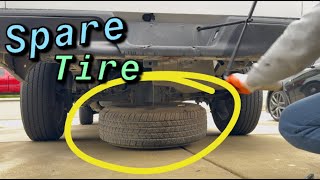 HOW TO REMOVE SPARE TIRE ON A 2018  2020 FORD F150