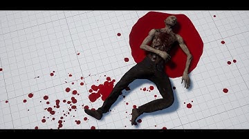 Configuring collision, limitations and blueprint overview - Blood Droplets