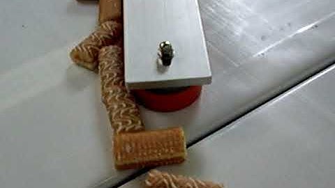 Swiss rolls automatic feeding  line flow pack machine