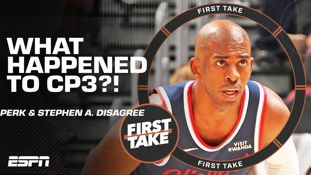 Perk DOESN’T feel bad for Chris Paul 😬 ‘So we’re not gonna hold CP3 accountable?!' | First Take