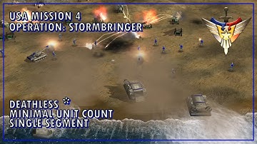 Command & Conquer Generals - USA - MISSION 4 - Brutal Difficulty DEATHLESS* WALKTHROUGH
