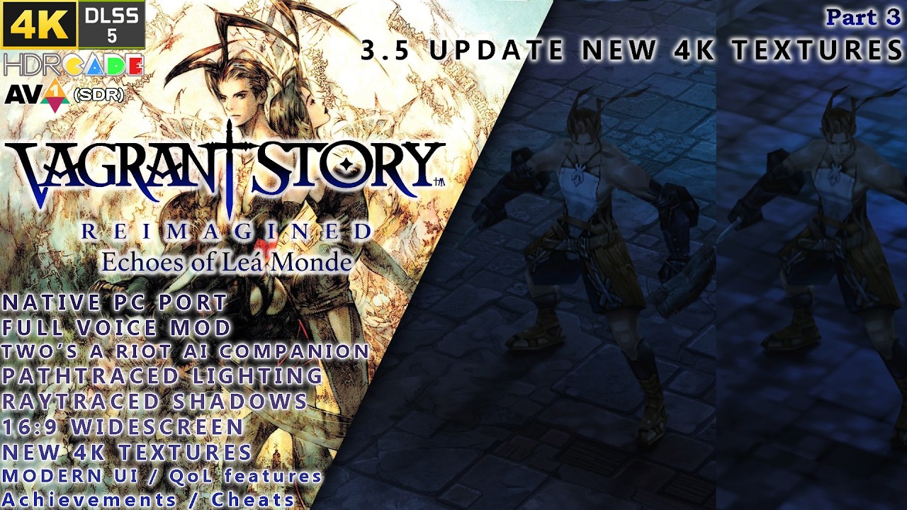 Vagrant Story REIMAGINEDv3.5 | NEW 4K Textures Fully Voiced Path ...