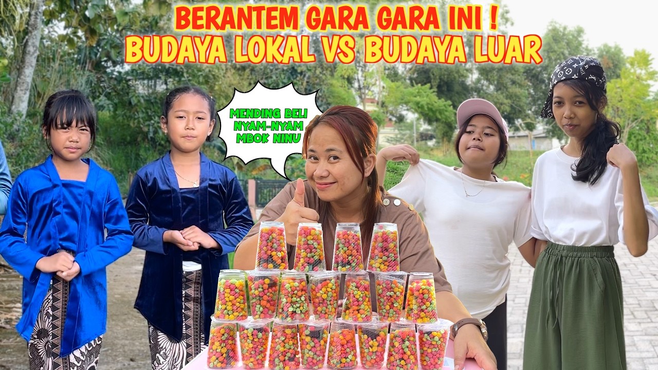 nyam2 mbok ninu bikin gaduh | Komedi Bocil - YouTube