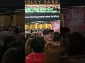 Fans singing after Bon Jovi concert - Wembley Park Station