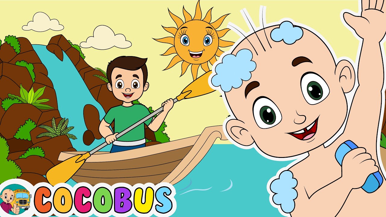 Bath Song + Row Row Row Your Boat - Nursery Rhymes & Kids Songs | Baby Songs