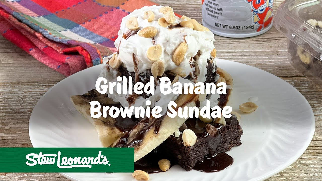 Grilled Banana Brownie Sundae YouTube
