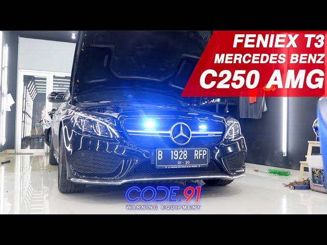 Mercedes Benz C250 AMG w/ Feniex T3  - Strobo By Code 91 class=