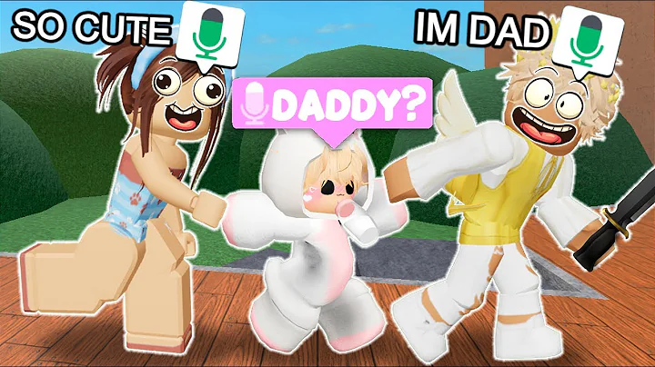 Pretending to be the Cutest 5 YEAR OLD In Roblox MM2 VOICE CHAT 4