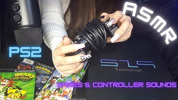 ASMR | Playstation 2 Tapping & Scratching |(PS2) Gaming Controller sounds | Video games (NO TALKING)