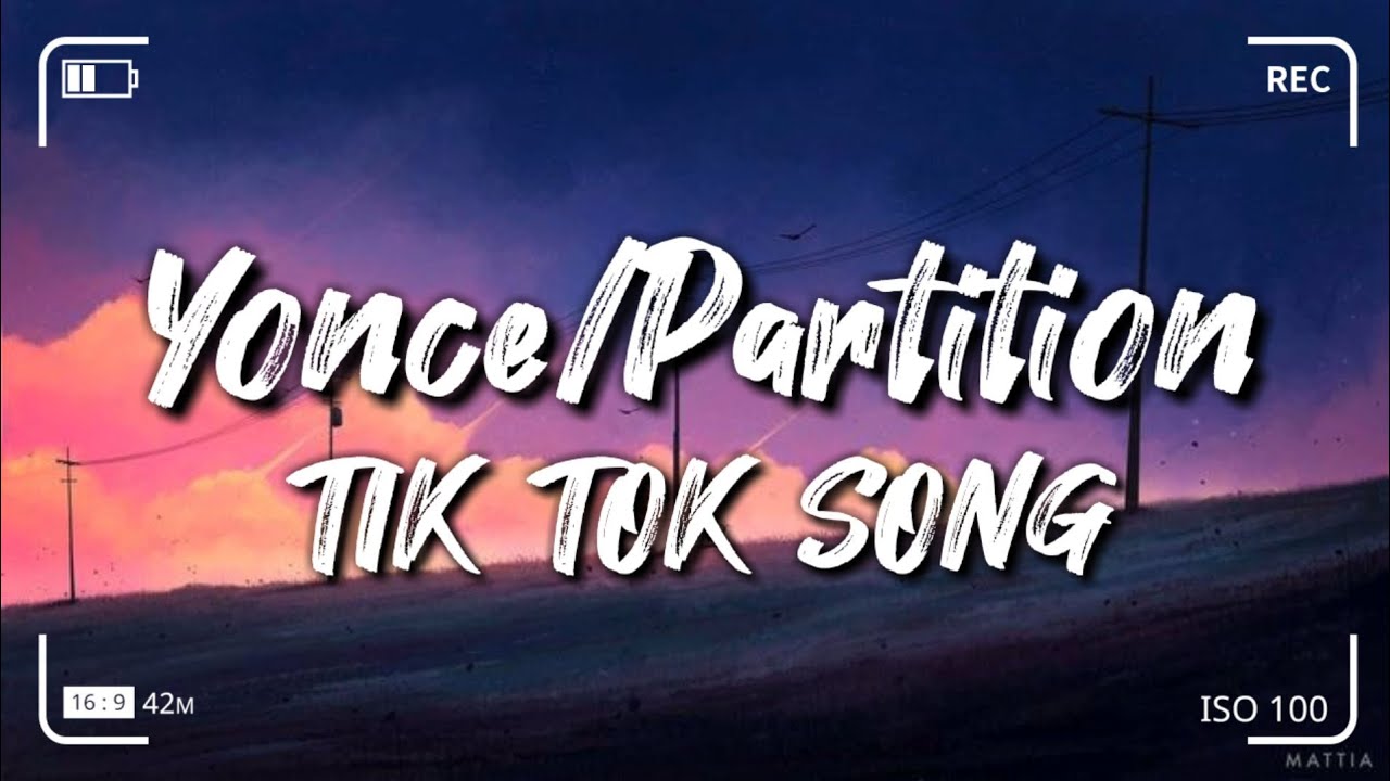 Beyoncé Yonce/Partition "let me hear you say hey miss carter" [Tiktok