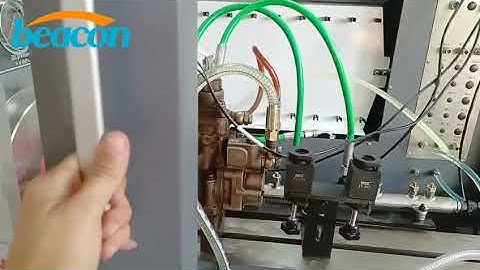 CR919 EUI EUP cambox HEUI Common Rail diesel fuel injector pump equipment stand test HPO pump video