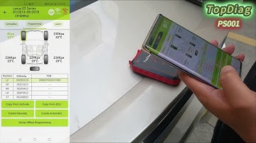 TopDiag PS001 TPMS Tire Pressure Activation and Programmer with OBD2 functions.