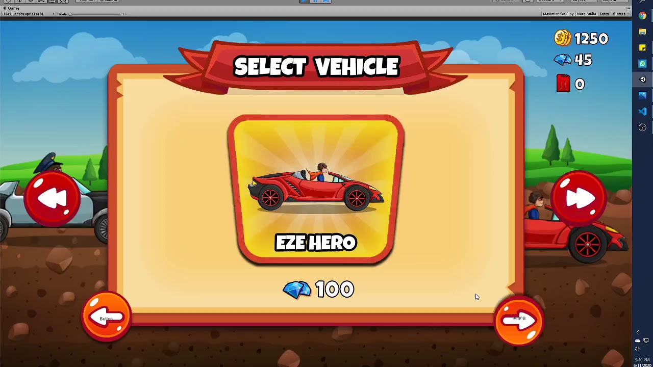 UI Source Code Walkthrough for Hill Climb Clone - For Client - YouTube