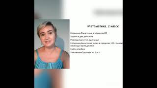 Математика. 2 класс