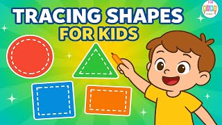 Tracing Shapes for Kids | Learn Circles, Squares, Triangles & More #TracingShapes #LearnShapes