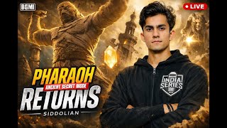 BGMI PHARAOH RETURNS Ancient Secret Mode GAMEPLAY LIVE 🏺 | New Mode | Siddolian