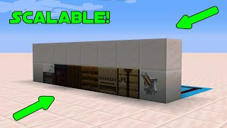 Scalable Hidden Crafting Table System | Minecraft