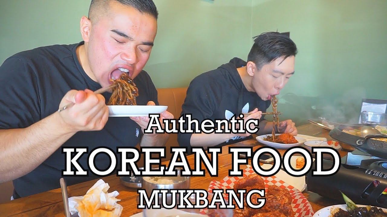 Authentic Korean Food with MERRICKEATS | MUKBANG