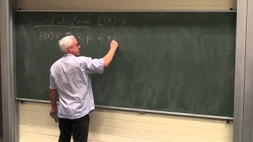 Random variables, means, variance and standard deviations | Probability and Statistics