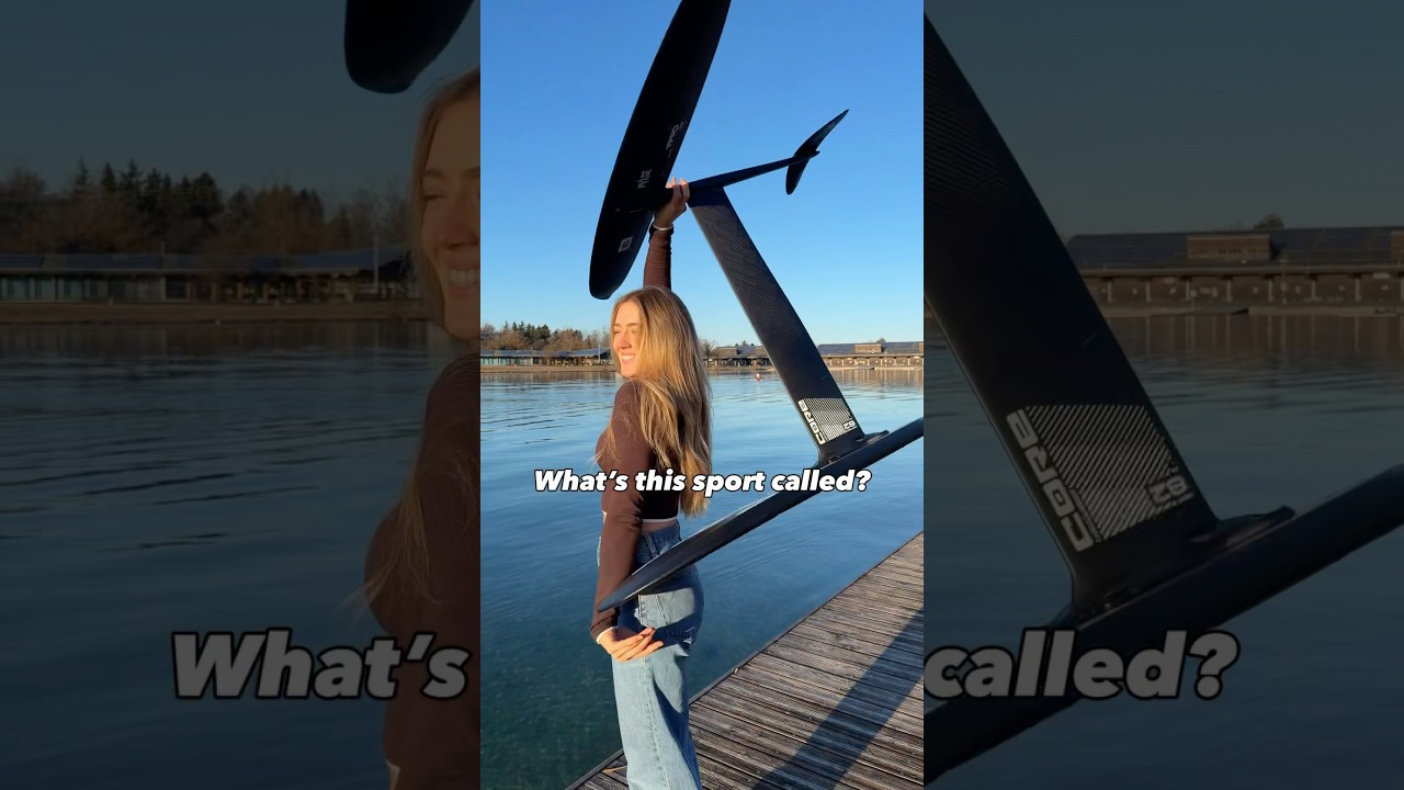 This SPORT is called… ‍ #sportsgirl #surfgirl #pumpfoiling #watersports #satisfying #ootd